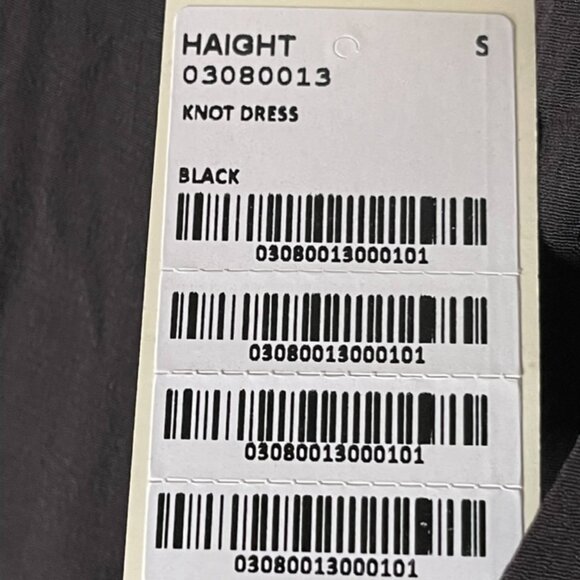 Haight | Knot Dress in Black - Picture 7 of 8